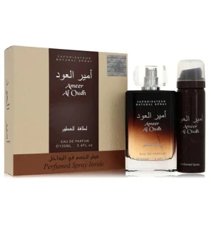 Lattafa Perfumes Ameer Al Oudh Set regalo eau de parfum 100 ml e deodorante 50 ml unisex 100ml Lattafa Perfumes www.essenzetotal