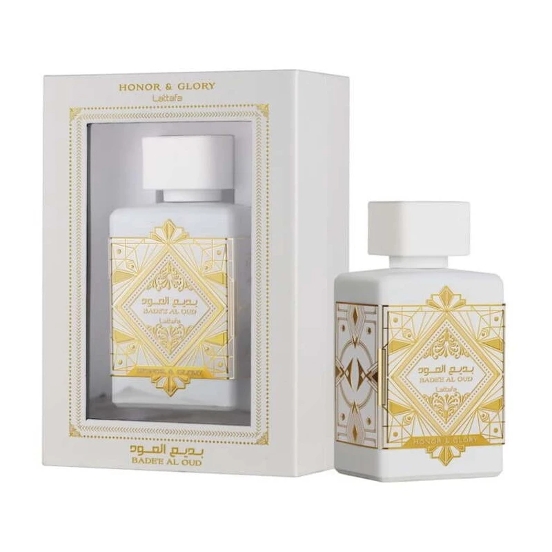 Lattafa Bade'e Al Oud Honor & Glory eau de parfum Spray 100ml Lattafa www.essenzetotalstyle.com 