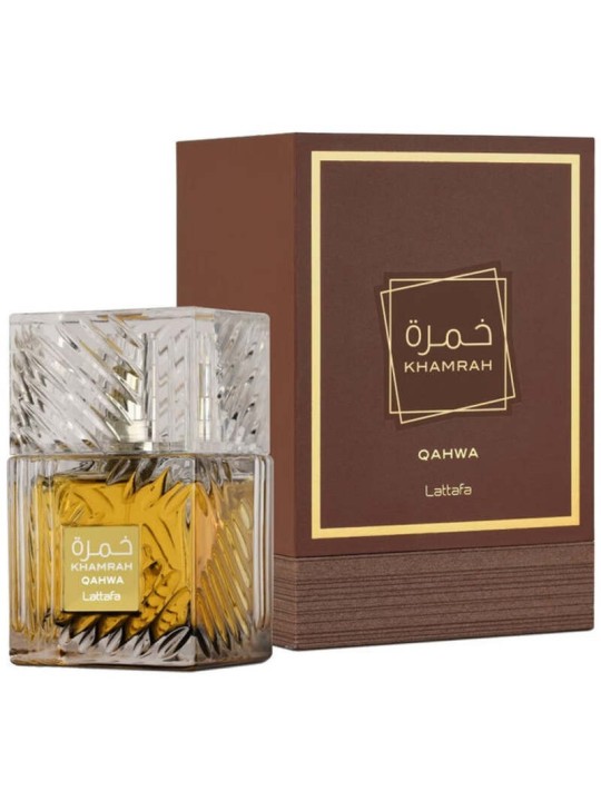 Lattafa Khamrah Qahwa eau de parfum Spray 100ml Lattafa Perfumes www.essenzetotalstyle.com 