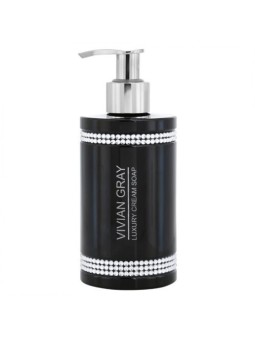 Sapone crema di lusso con cristalli neri Vivian Gray 250ml