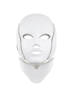 Maschera LED Viso e Collo 7 Colori Bianca Donna