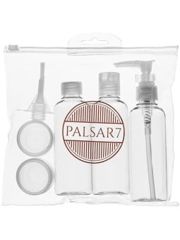 Set cosmetico da viaggio Palsar 7 con dispenser