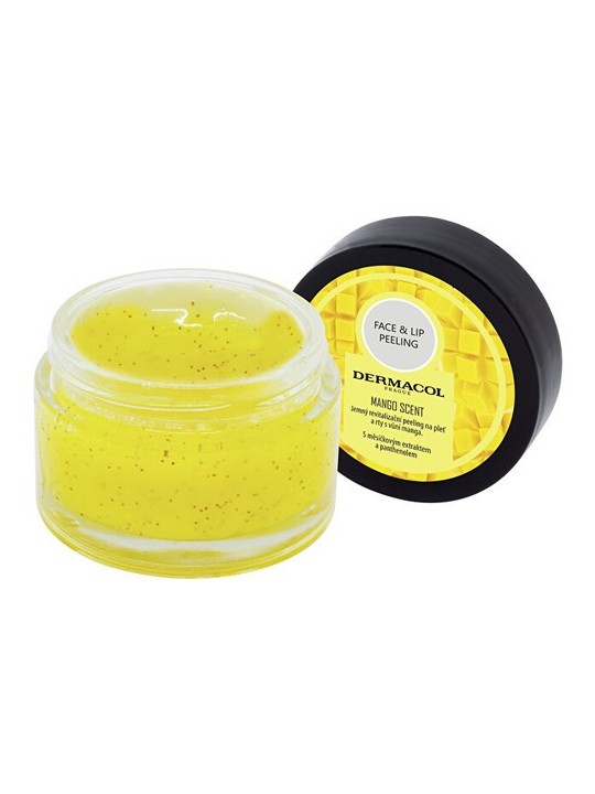 Dermacol Peeling rivitalizzante al mango viso e labbra Peeling rivitalizzante allo zucchero per viso e labbra donna 500g