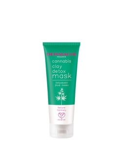 Maschera disintossicante all'argilla con olio di canapa