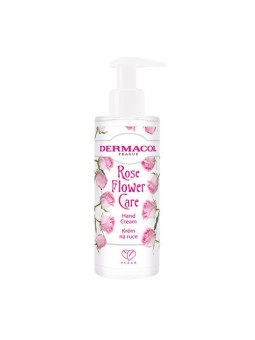 Dermacol Flower Care Hand Cream Rosa Crema per le mani con pompetta donna 150ml