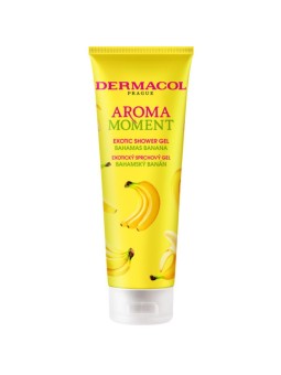 Gel doccia esotico Bahamas Banana Aroma Moment donna 250ml