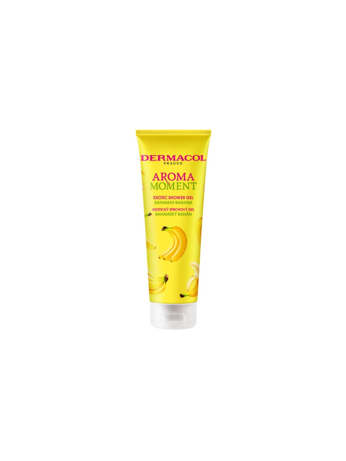 Gel doccia esotico Bahamas Banana Aroma Moment donna 250ml