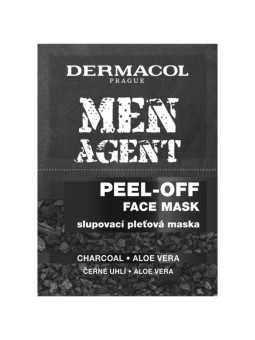 Maschera viso peeloff Men Agent 2 x 75 ml uomo