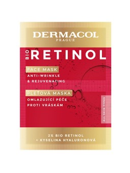 Maschera viso al bioretinolo 2 x 8 ml donna 8ml