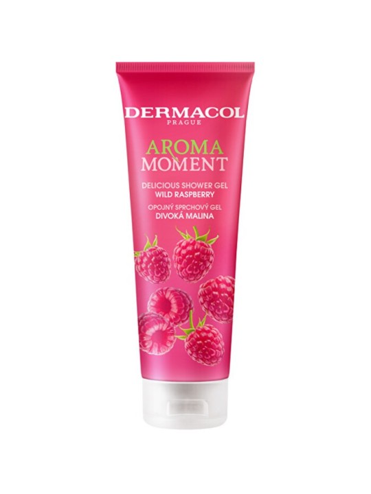 Dermacol Gel doccia Aroma Moment Delicious lampone selvatico donna 250ml