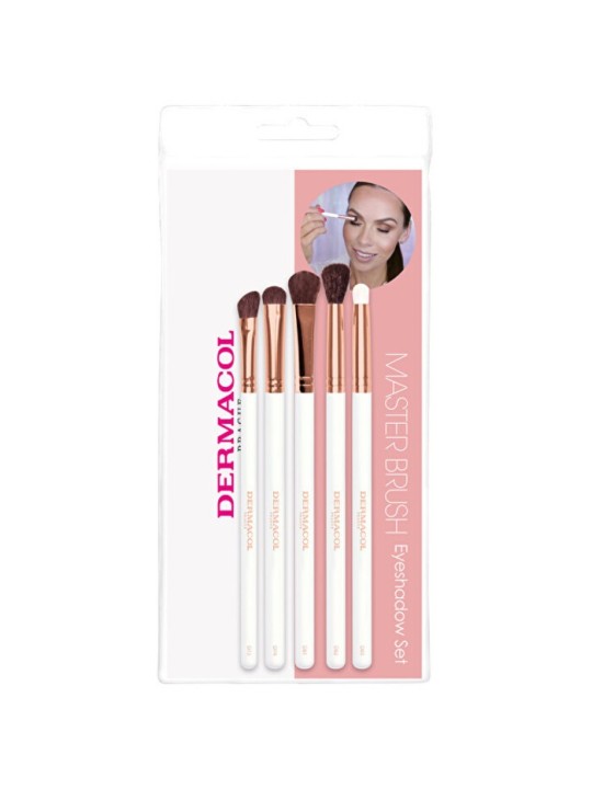 Set pennelli cosmetici Dermacol Rose Gold D73 D74 D81 D82 D83