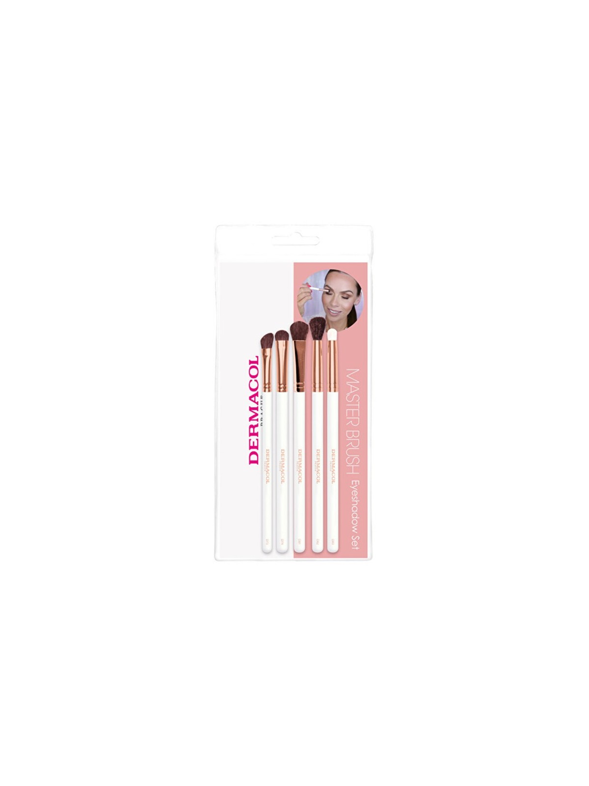 Set pennelli cosmetici Dermacol Rose Gold D73 D74 D81 D82 D83