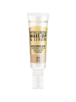 Dermacol Trucco e siero all'acido ialuronico donna 01 Pale