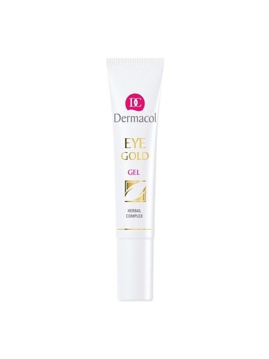 Gel occhi rinfrescante Dermacol Gold Eye Gel