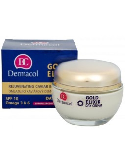 Crema da giorno ringiovanente al caviale Dermacol Gold Elixir