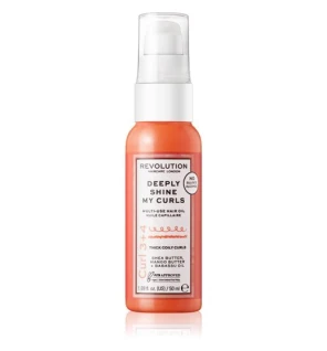 Revolution Haircare Curl 3 4 Olio per Capelli Multifunzionale per Lucidare Profondamente i Miei Ricci Olej Hydratan e Vyi