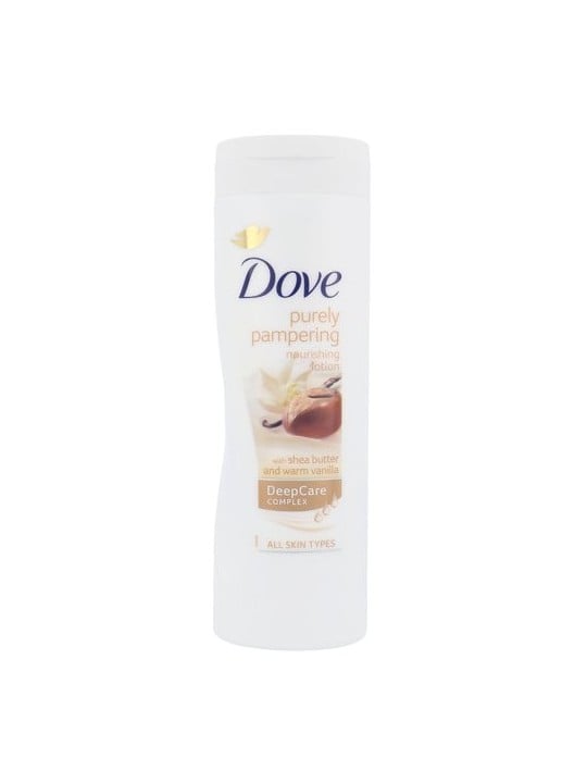 Dove Burro di karit puramente coccolante Lozione per il corpo donna 400ml