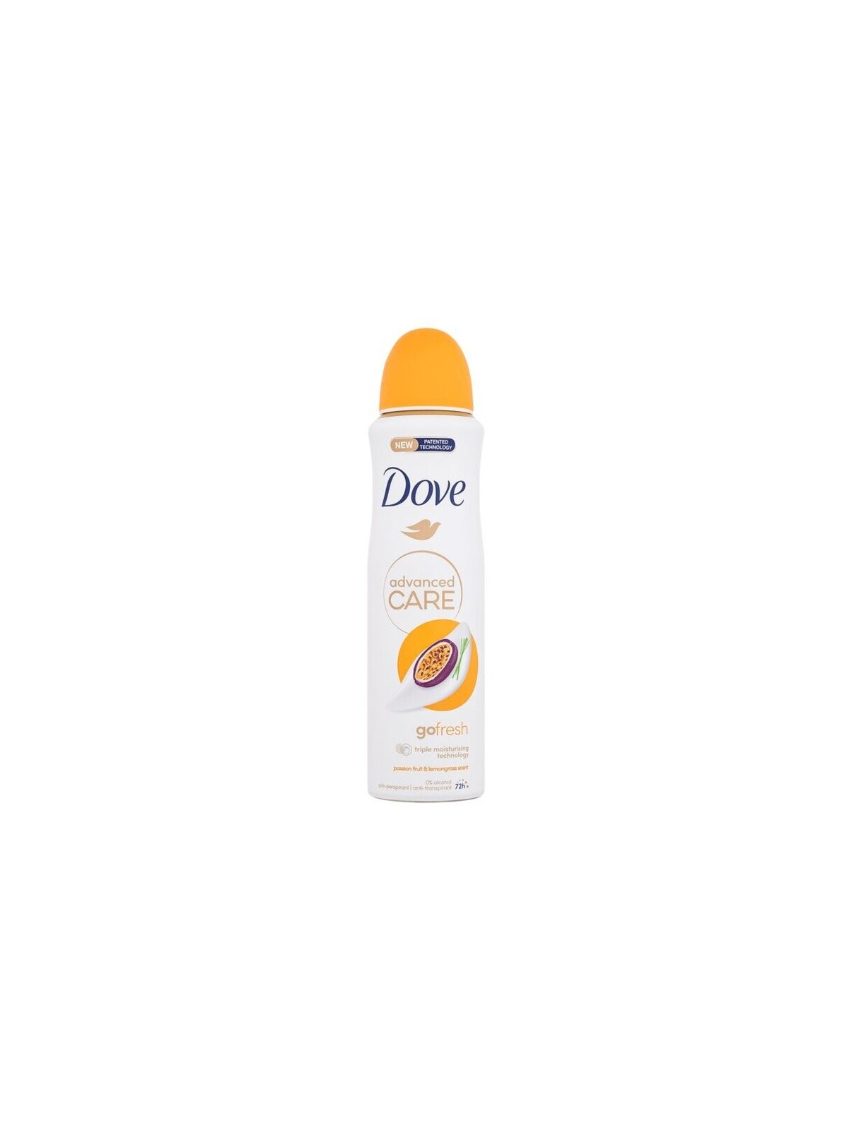Deodorante Dove Passione Frutta e Lemongrass 72 ore donna