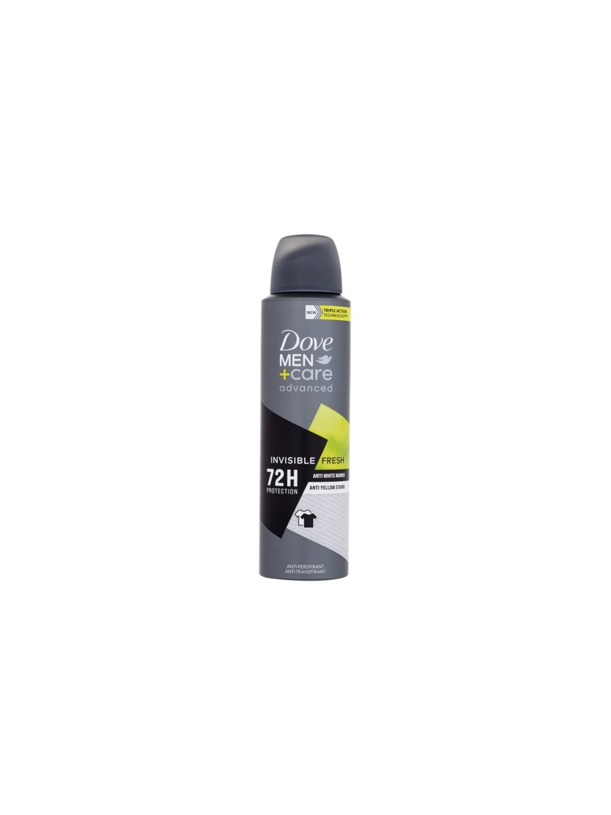 Dove Men Care Antitraspirante Advanced Invisible Fresh 72H uomo 150ml