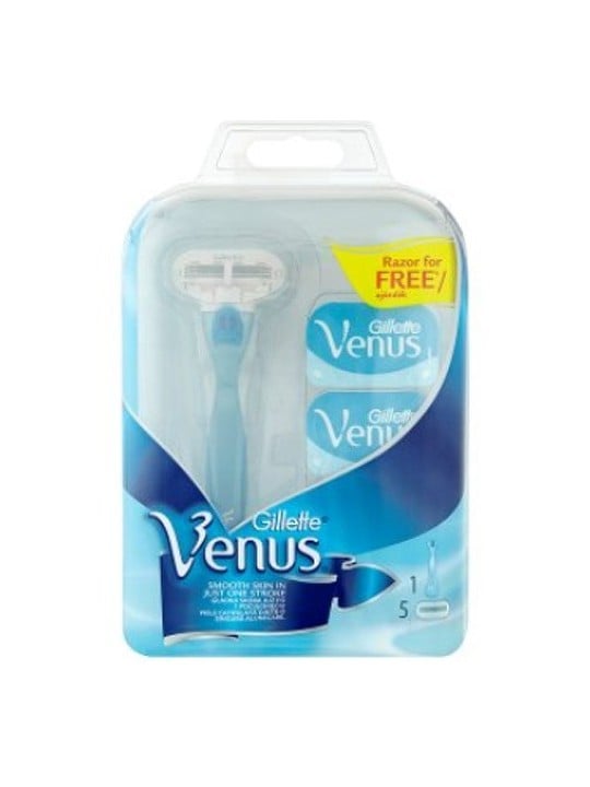 Gillette Venus Rasoio da donna 5 testine di ricambio