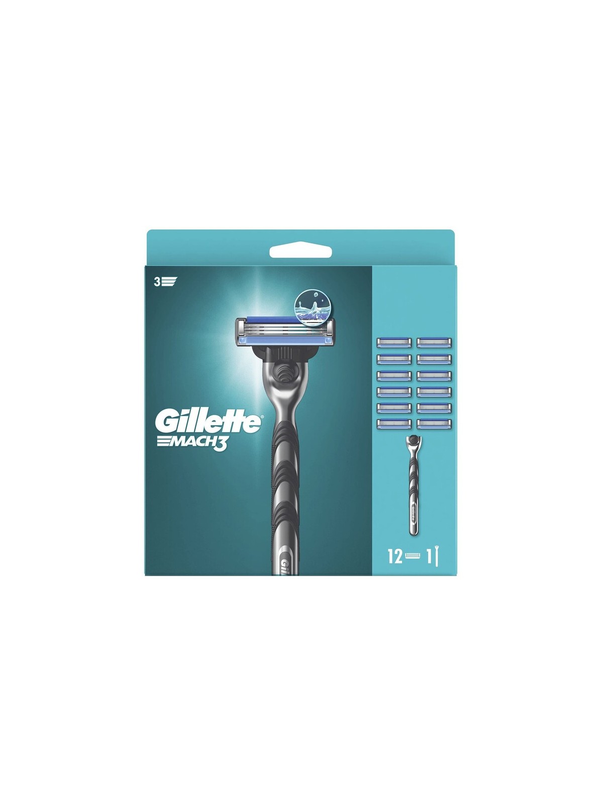Set Gillette Mach3 Rasoio uomo