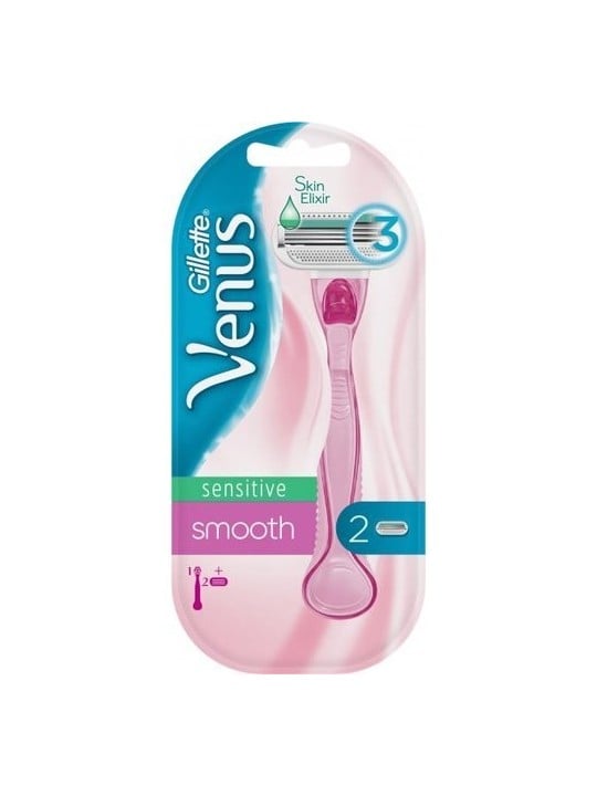 Gillette Venus Sensitive Smooth Women's Razor  2 Heads