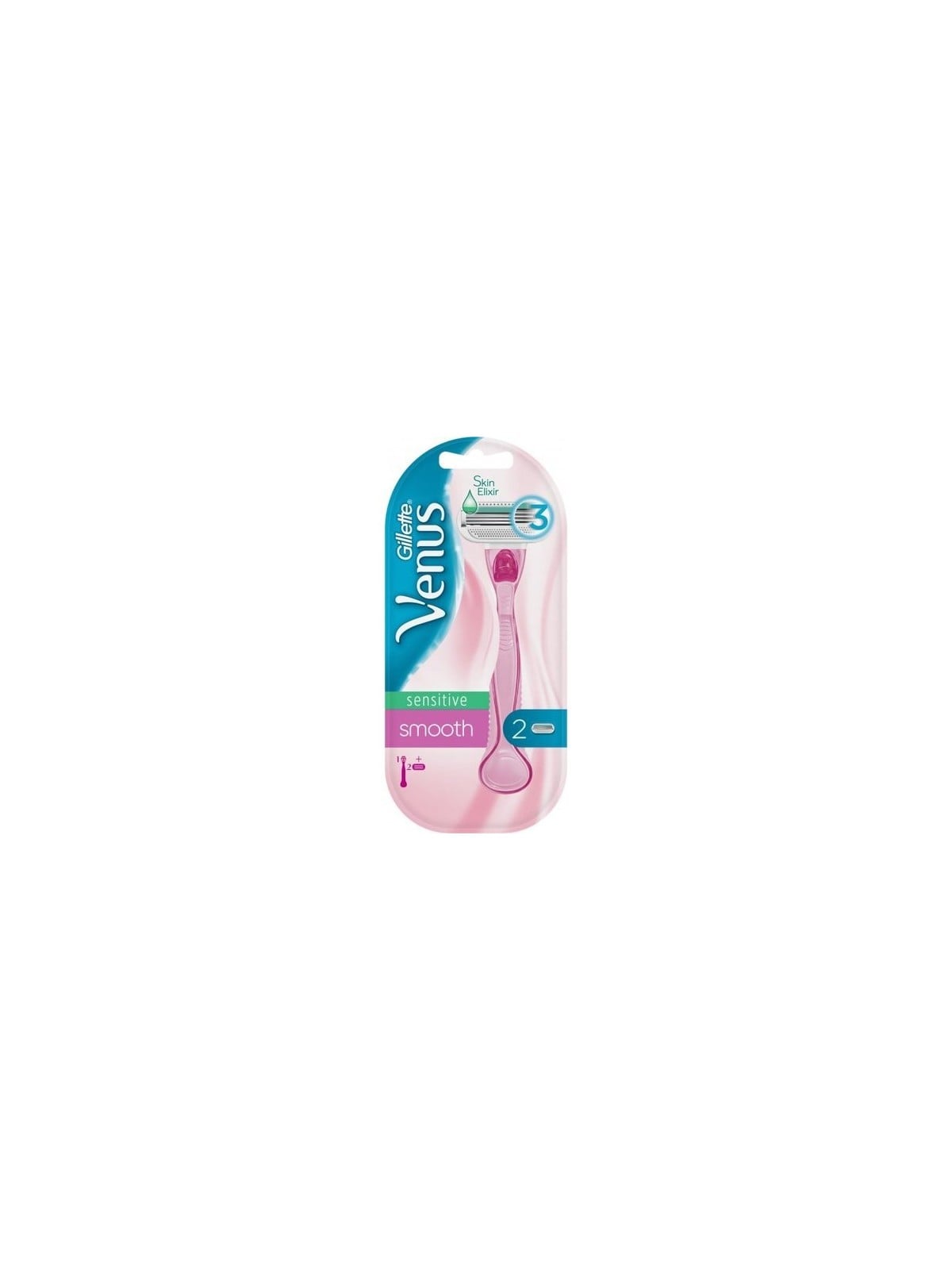 Gillette Venus Sensitive Smooth Women's Razor  2 Heads