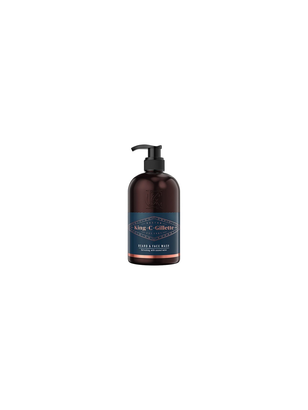 Shampoo detergente per barba e viso King uomo 350ml