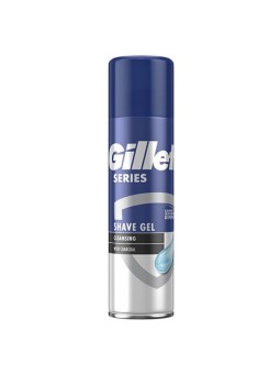 Gillette Gel da barba detergente al carbone uomo 200ml