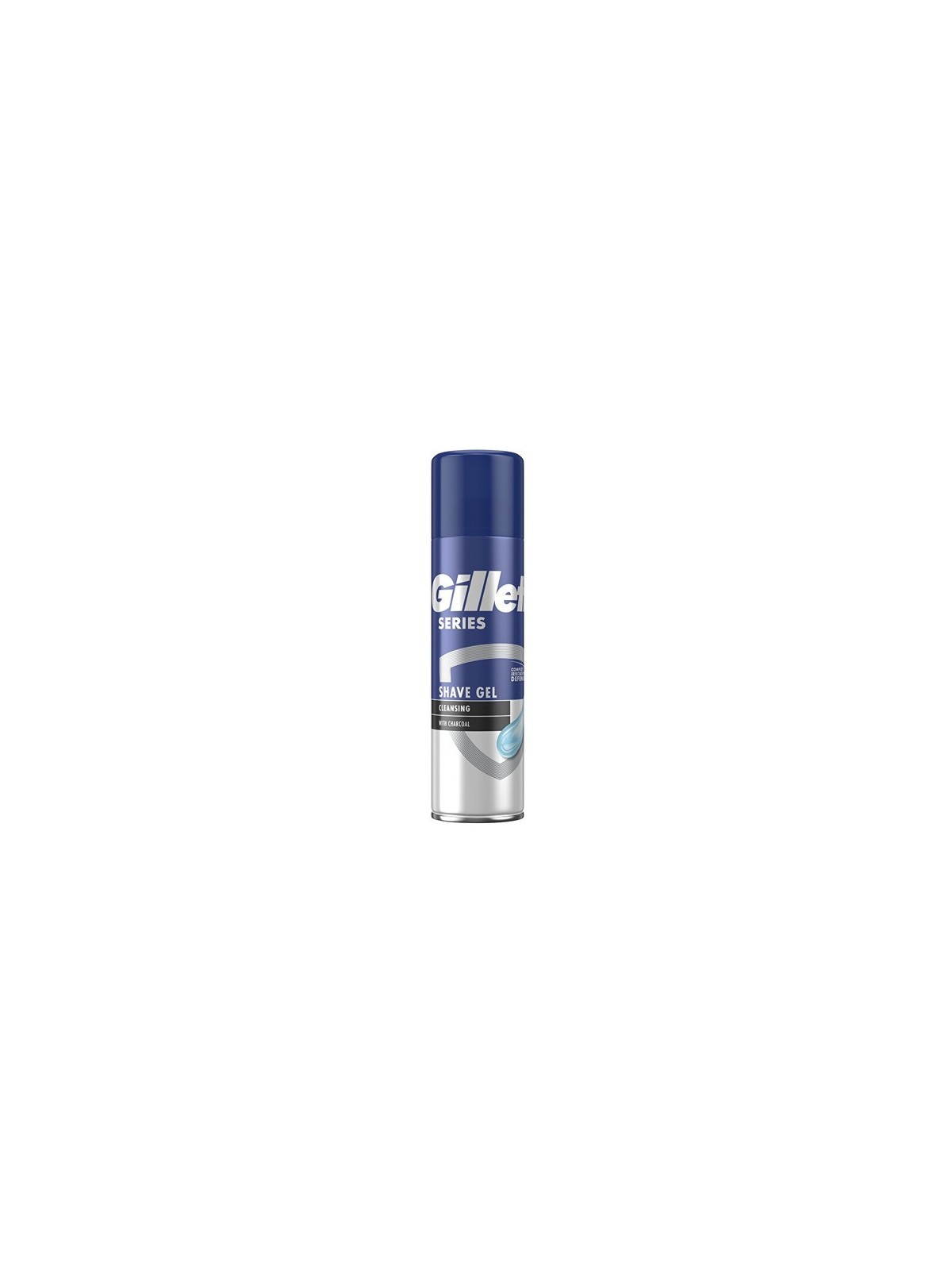 Gillette Gel da barba detergente al carbone uomo 200ml