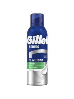 Gillette Schiuma da barba lenitiva allaloe vera della serie Sensitive uomo 200ml