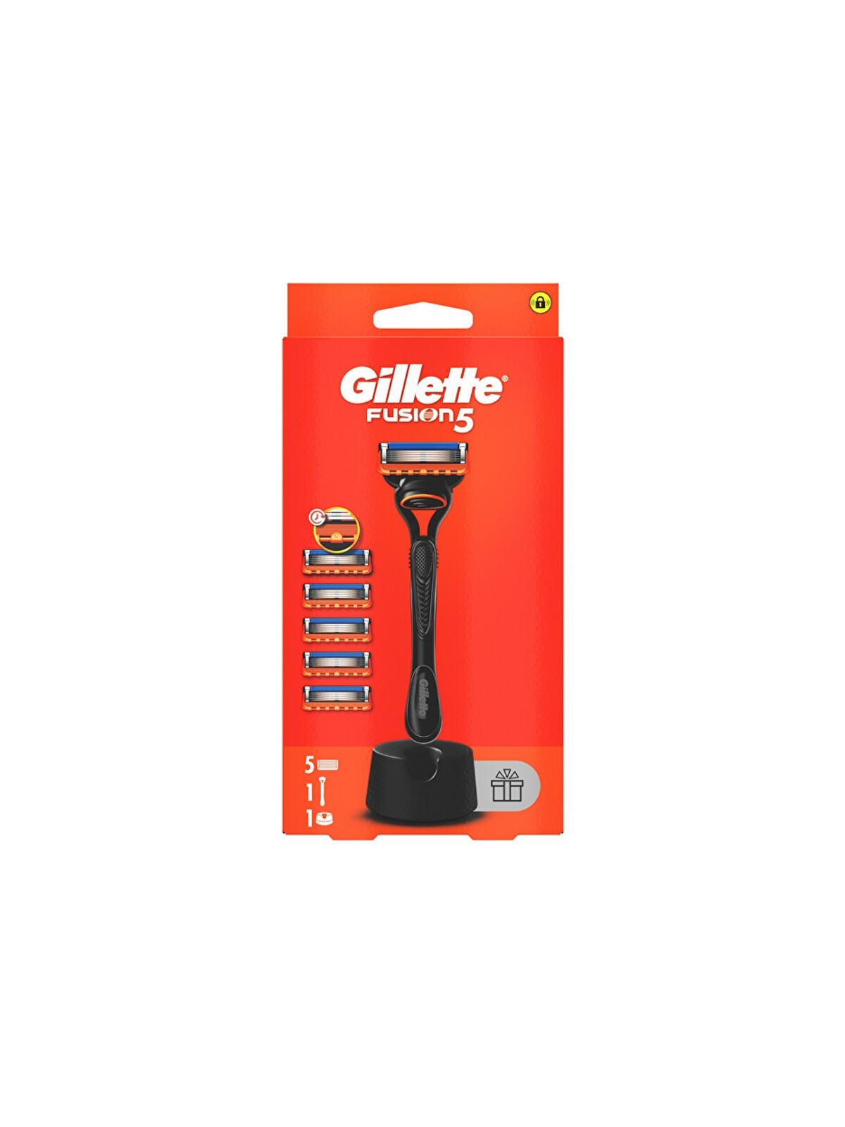 Gillette Fusion - Rasoio e 5 Testine Uomo