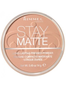 Rimmel Stay Matte Polvere compatta opaca 14 g donna 004 Sandstorm