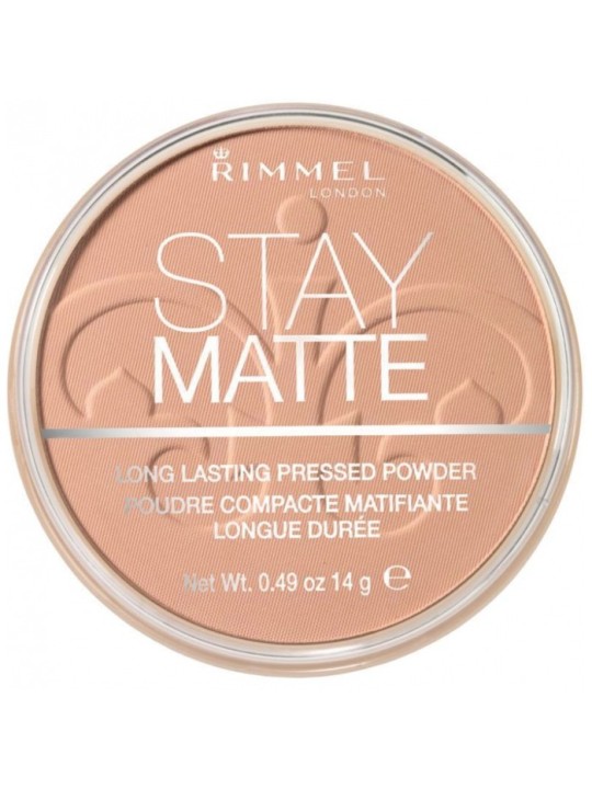 Rimmel Stay Matte Polvere compatta opaca 14 g donna 004 Sandstorm
