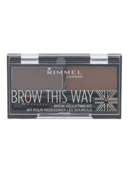 Rimmel Brow This Way Sculpting Kit 2 g donna 002 Medium Brown