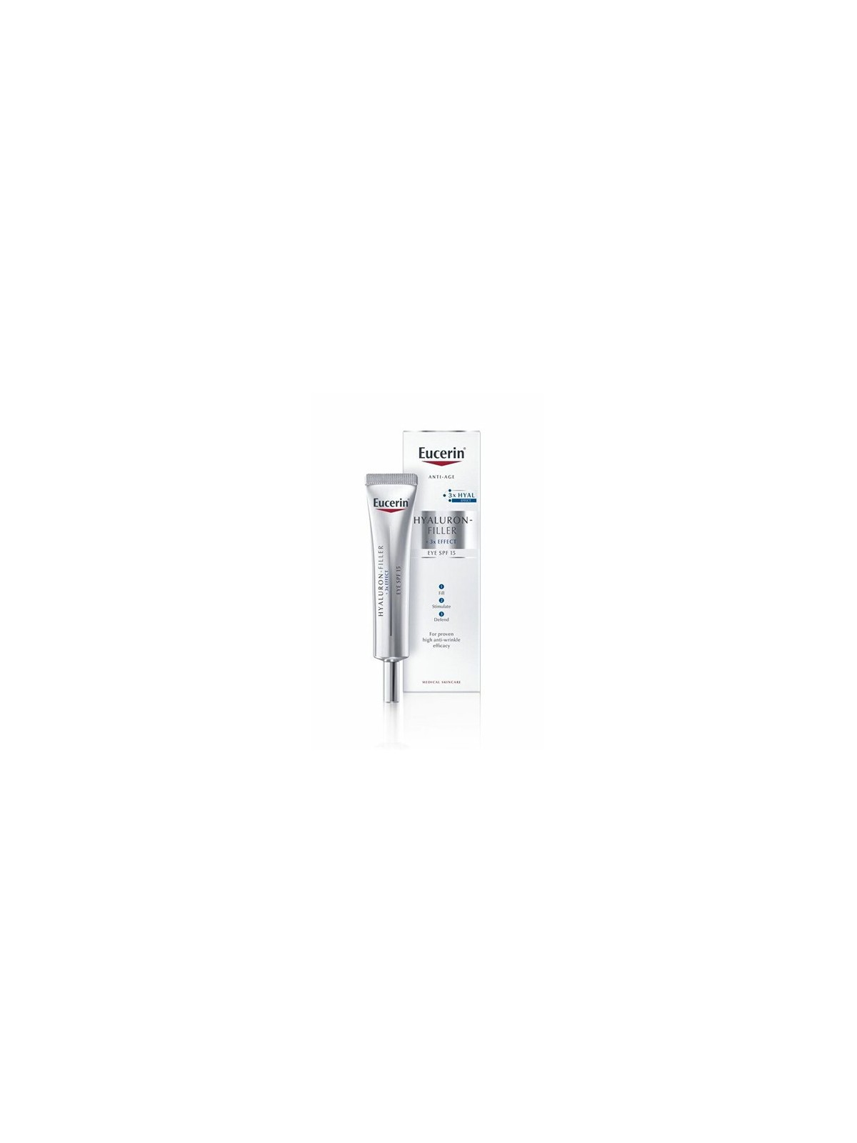 Eucerin Hyaluron-Filler 3x Eye Contour Cream SPF15 donna 15ml