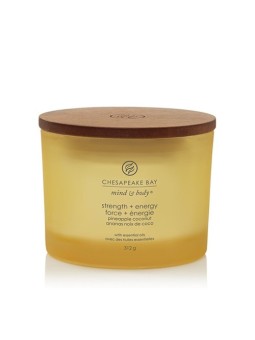 Candela Forza Energia a tre stoppini unisex 312g
