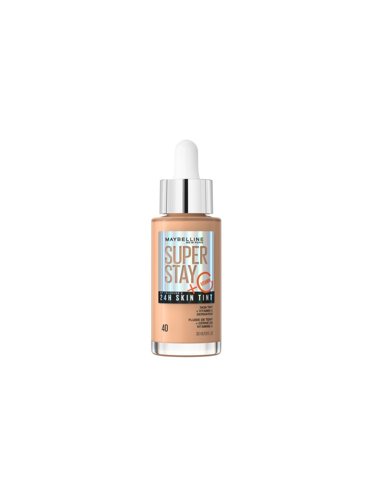 Maybelline Tinta per pelle 24 ore Superstay fondotinta alla vitamina C 30 ml donna 55