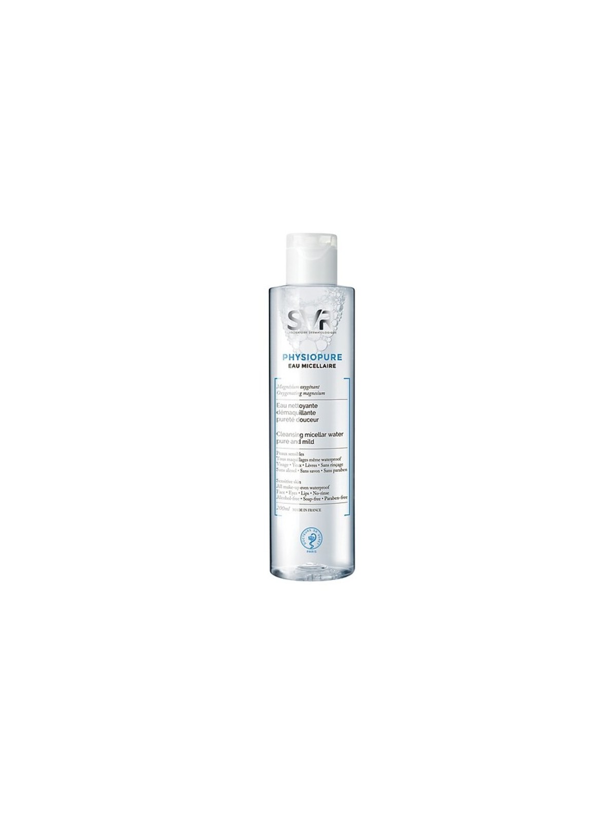 Svr Laboratoire Dermatologique PHYSIOPURE eau micellaire 200ml: pelle purificata e fresca