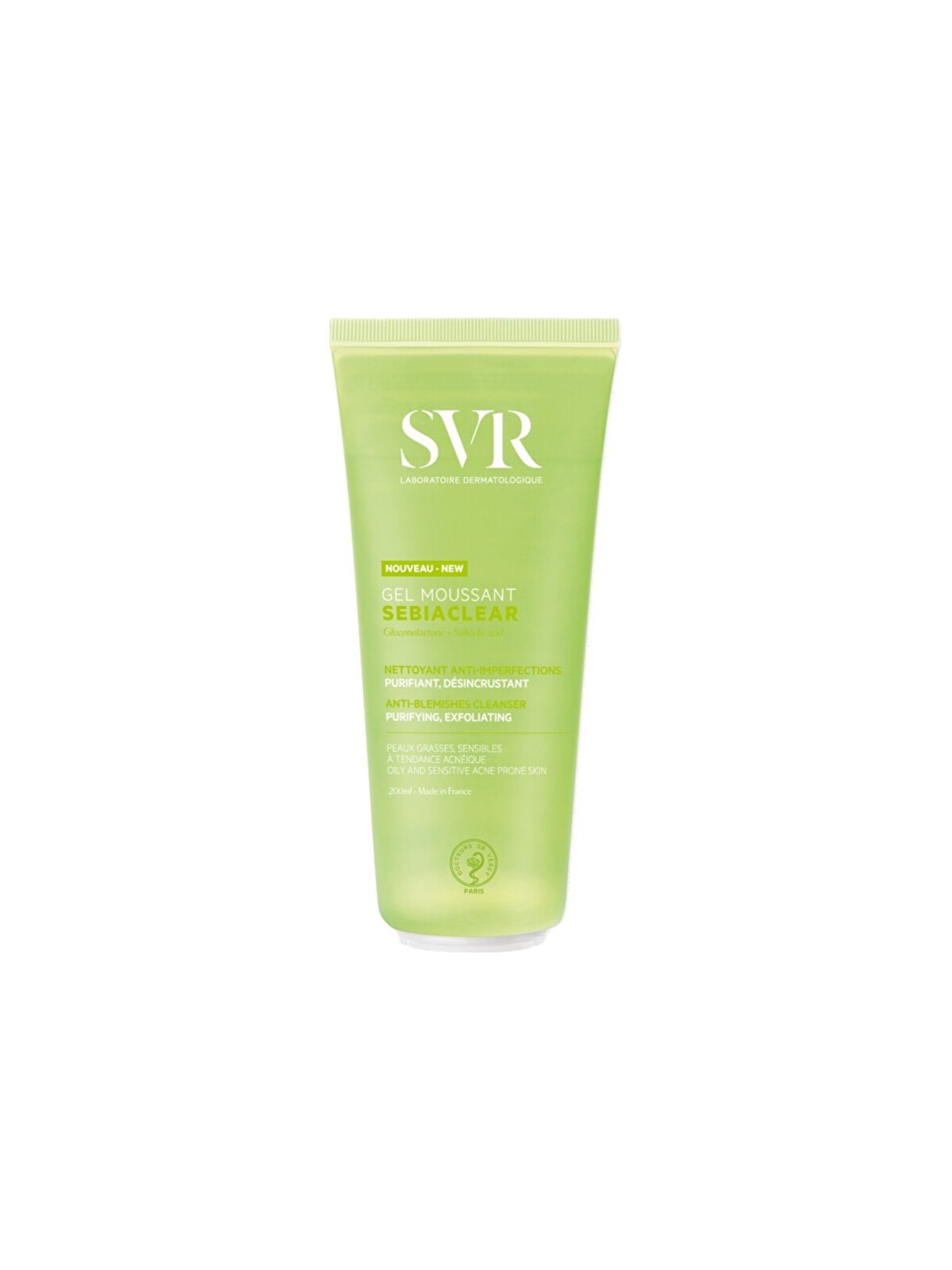 Gel viso detergente anti-imperfezioni SVR Sebiaclear 200ml