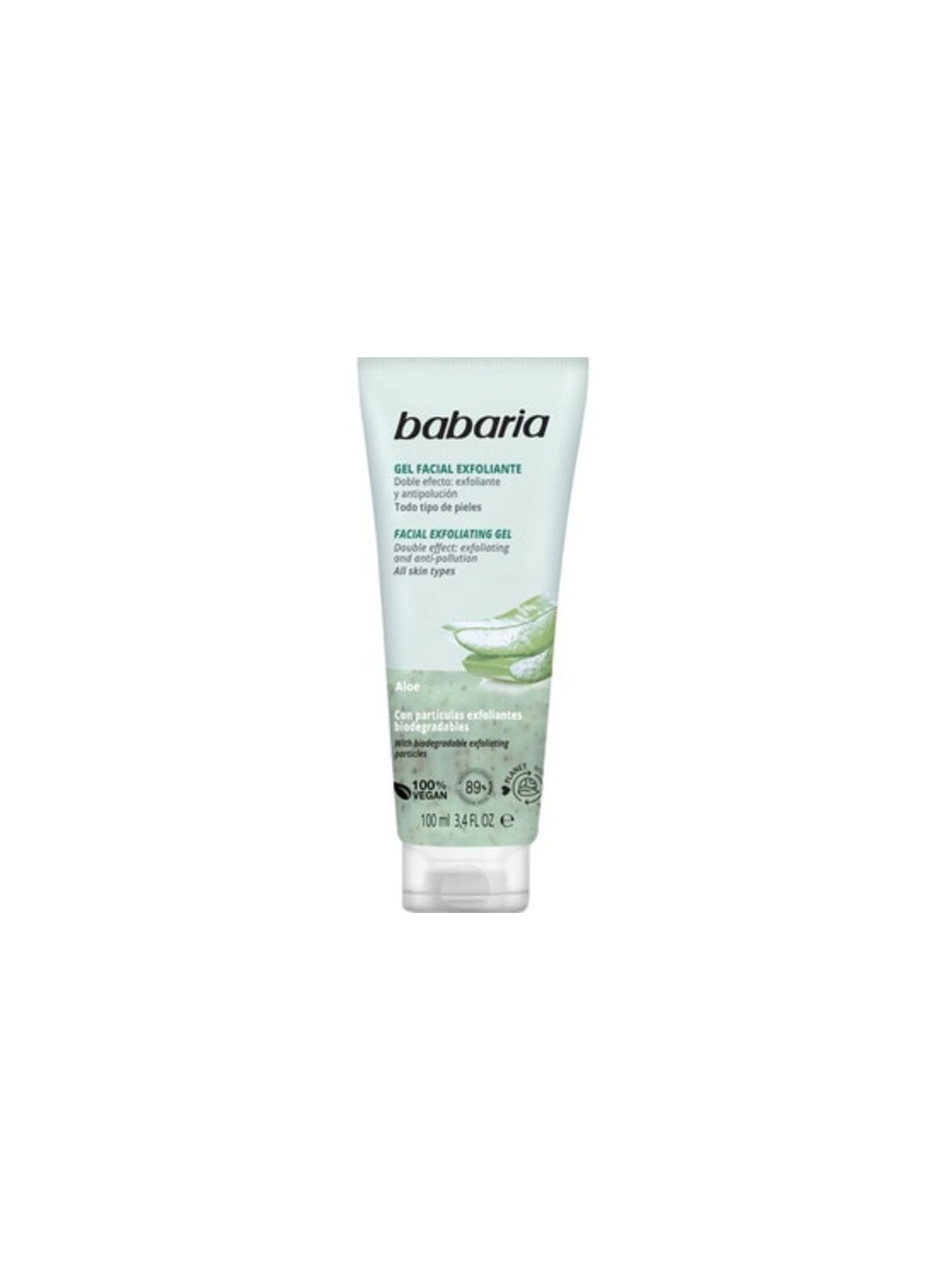 Gel Esfoliante Viso con Aloe Vera 100ml
