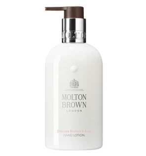 Lozione per le mani Molton Brown al rabarbaro e rosa, crema donna 300ml