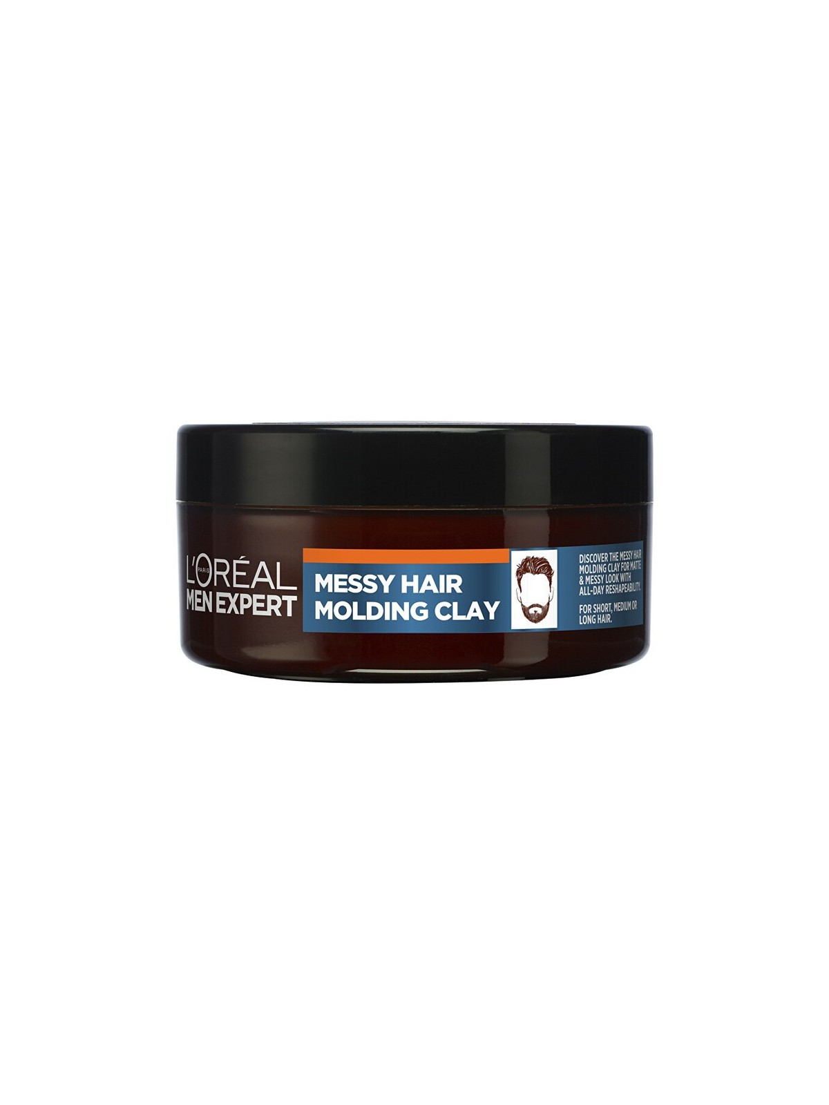 LOrï¿½ï¿½al Professionnel Argilla modellante per capelli disordinati da uomo uomo 75ml