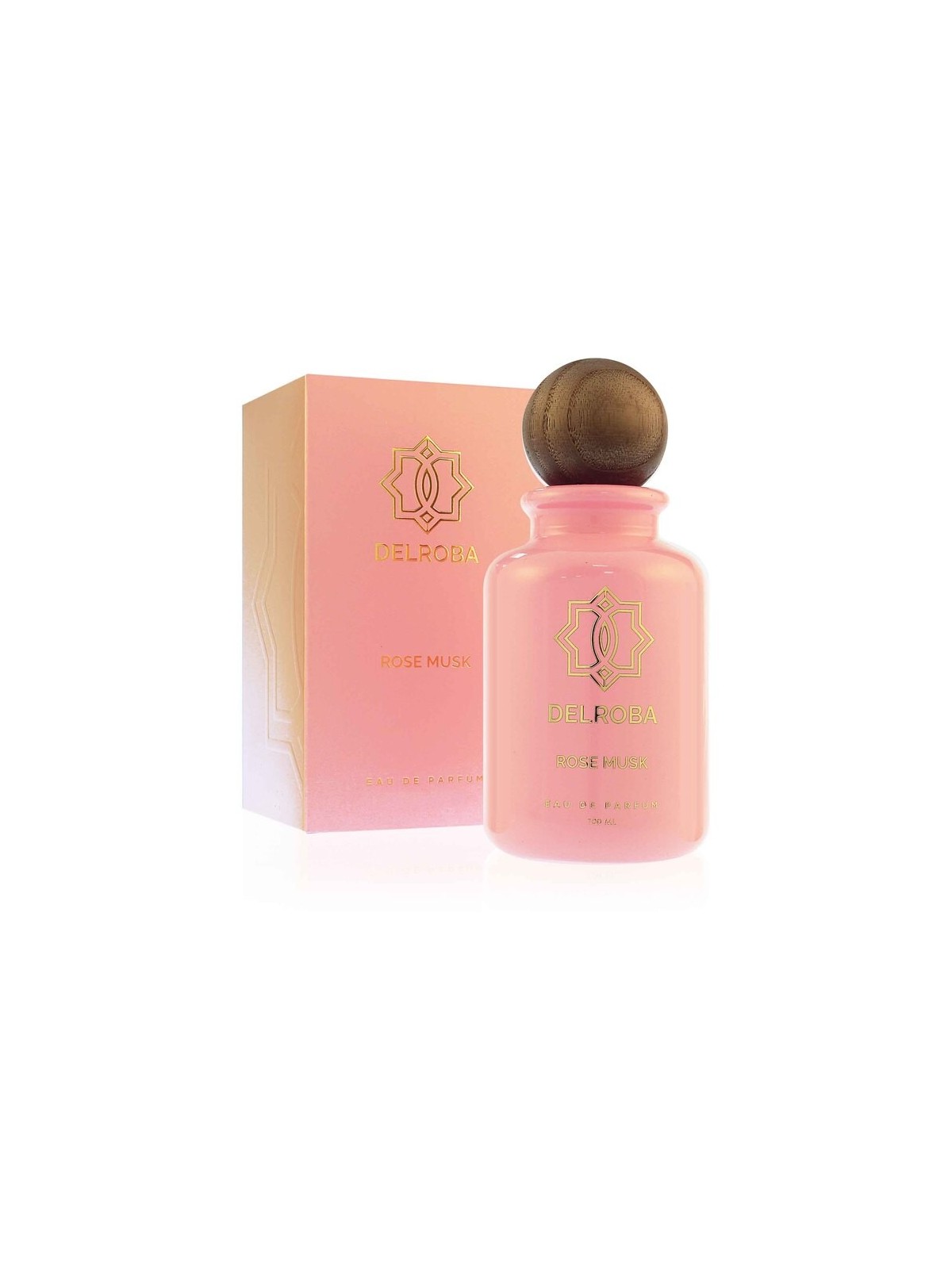 Delroba eau de parfum rosa muschio donna 100ml
