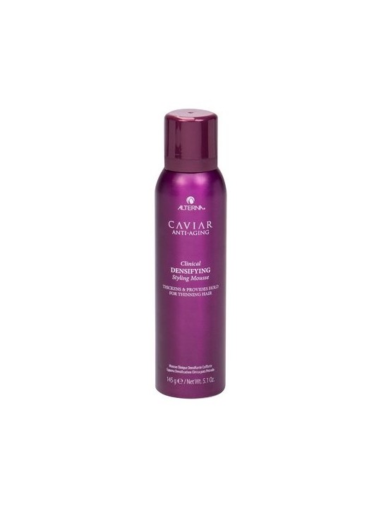 Alterna Caviar AntiAging Mousse di Styling per Capelli con Estratto di Caviale Densificante Clinico Tenuta Leggera Addensante Al