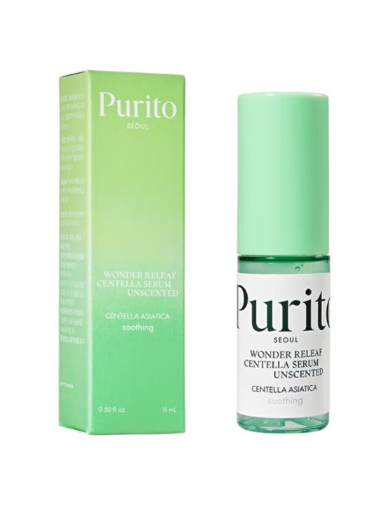 PURITO Siero viso non profumato con siero alla centella Asian Wonder Releaf, non profumato, 15ml donna Purito www.essenzetotalst