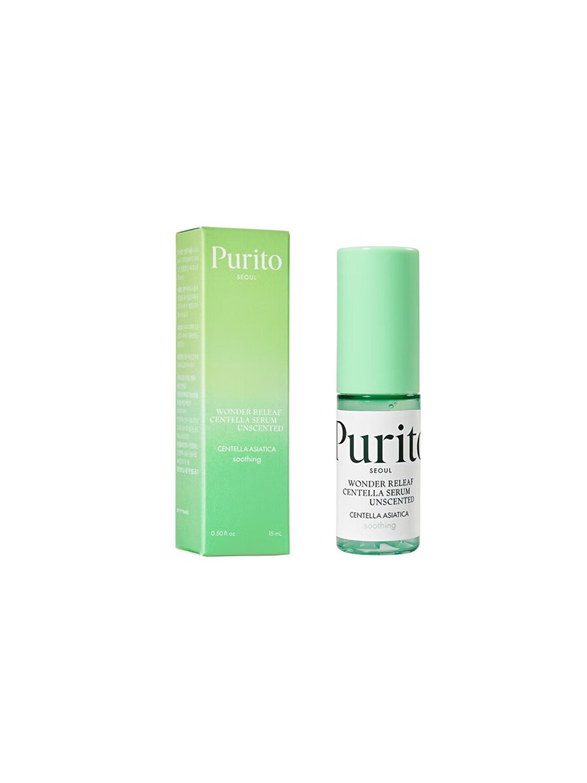 PURITO Siero viso non profumato con siero alla centella Asian Wonder Releaf, non profumato, 15ml donna Purito www.essenzetotalst