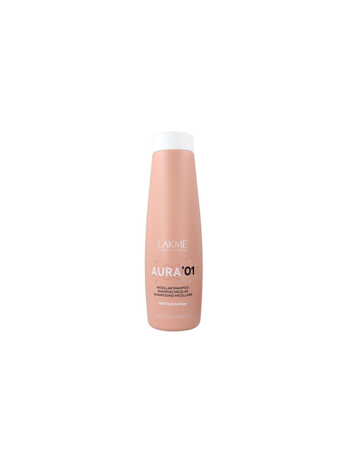 Lakm Aura 01 Micellar Shampoo Shampoo per la pulizia profonda per tutti i tipi di capelli donna 1000ml