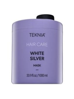 Lakm Teknia White Silver Mask Maschera neutralizzante per capelli biondo platino e grigi donna 1000ml