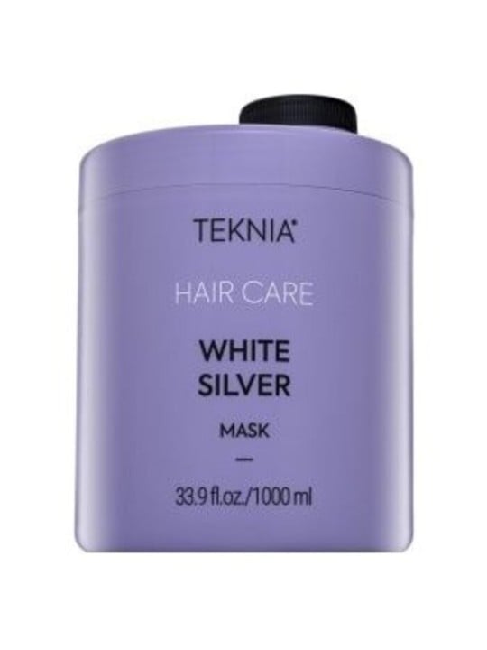 Lakm Teknia White Silver Mask Maschera neutralizzante per capelli biondo platino e grigi donna 1000ml